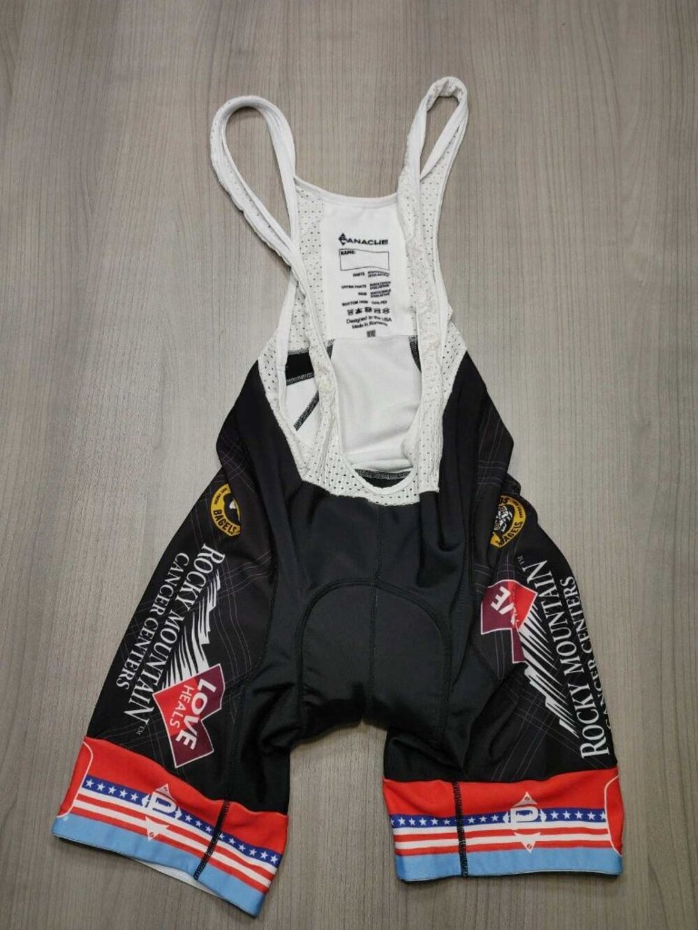 Men's Panache Thermal Cycling Bib Short Size L